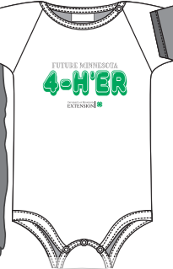 Picture of Onesie - Future 4-Her Bubble Letters